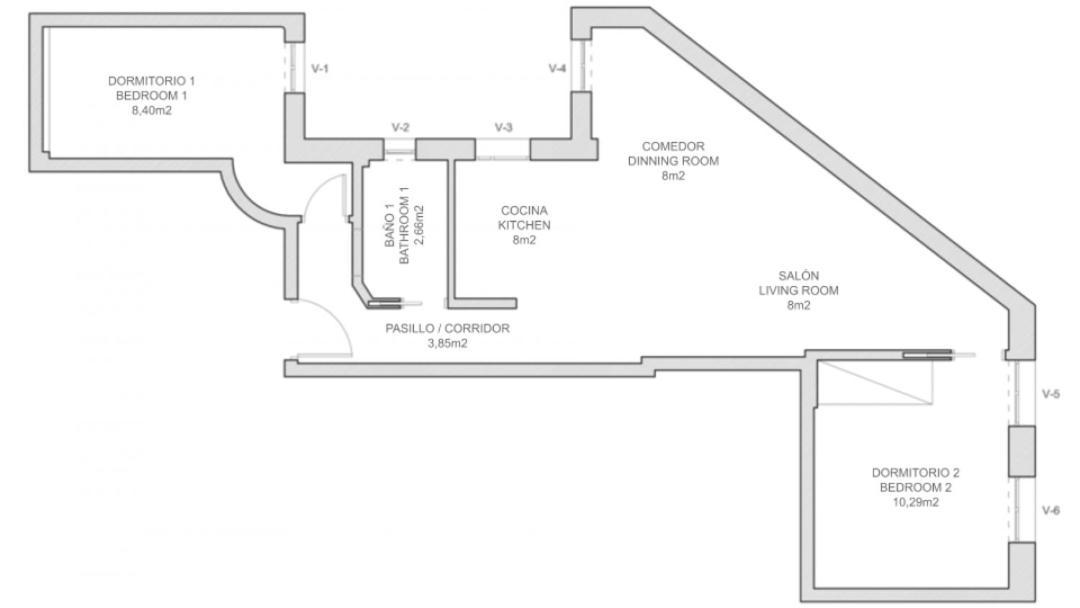 2Bd 1Bth Furnished - Nuevos Ministerios Apartment มาดริด ภายนอก รูปภาพ